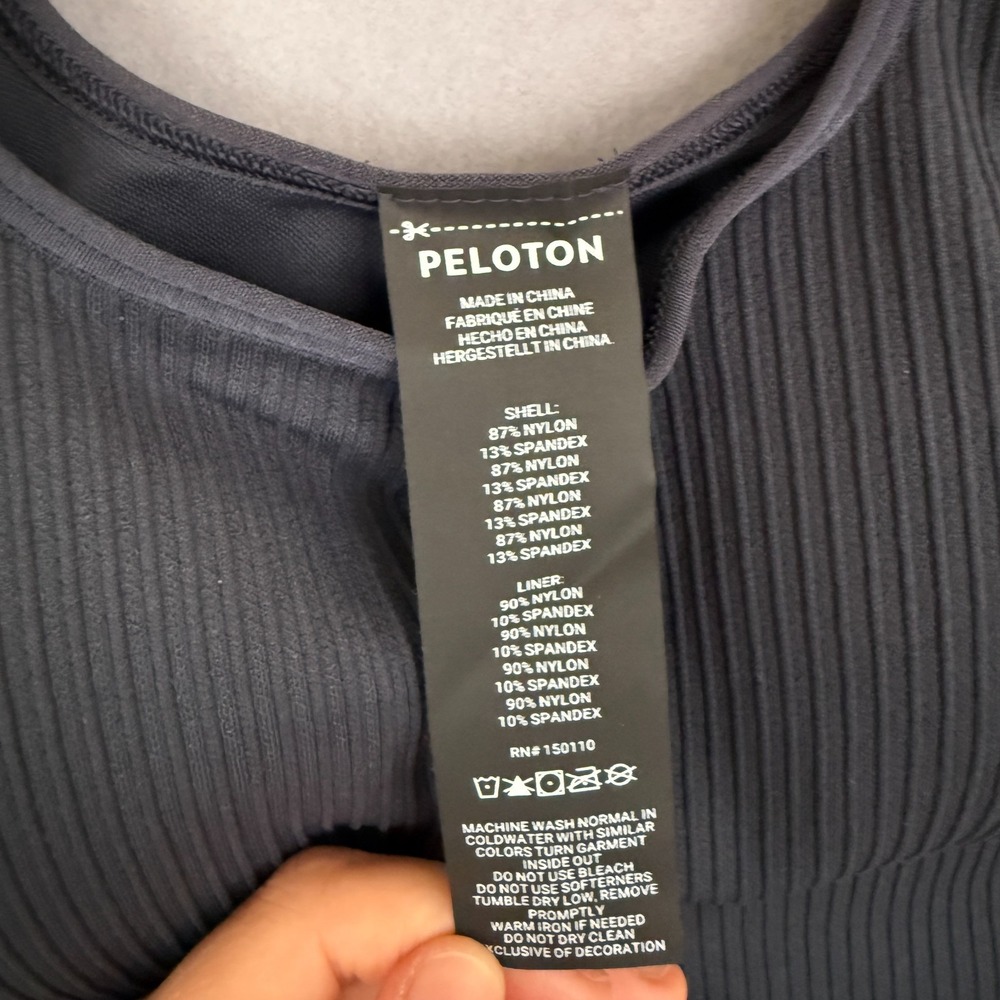Peloton Women's Size XS/S Seamless Square Neck Bra 214 Black NWT - Picture 7 of 11
